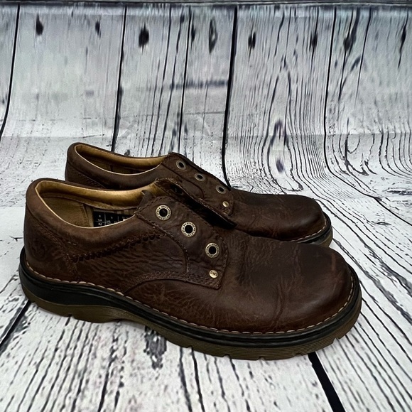 Dr. Doc Martens Men\'s Lace Up Oxford
Brown Leather Shoes 9 model 12079 main image 4